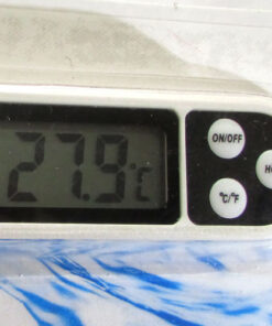 نمای نمایشگر دماسنج دیجیتال سیخ دار مناسب برای غذا ، خاک ، آسفالت و ...