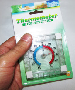 مشاهده ابعاد دماسنج یخچال عقربه ای با رنج -50 تا +50 درجه سانتیگراد