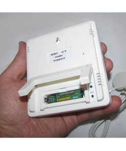 باتری گذاری دماسنج و رطوبت سنج دیجیتال سنسور دار سه خانه مدل HTC-2