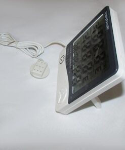 نمای پایه پشتی دماسنج و رطوبت سنج دیجیتال سنسور دار سه خانه مدل HTC-2