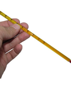 نمایی دیگر از دماسنج شیشه ای الکلی از 10- تا 110+ درجه زیل فرانسوی