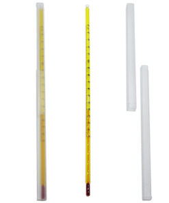 بسته بندی دماسنج شیشه ای الکلی از 10- تا 150+ طرح زیل فرانسه