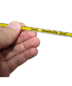 نمای برند زیل در پشت دماسنج شیشه ای جیوه ای ZEAL فرانسه از ۱۰- تا ۳۶۰+ درجه