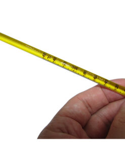 نمای درجه بندی های دماسنج شیشه ای جیوه ای ZEAL فرانسه از ۱۰- تا ۳۶۰+ درجه