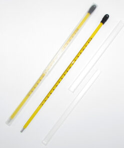 بسته بندی دماسنج شیشه ای جیوه ای ZEAL فرانسه از ۱۰- تا ۳۶۰+ درجه