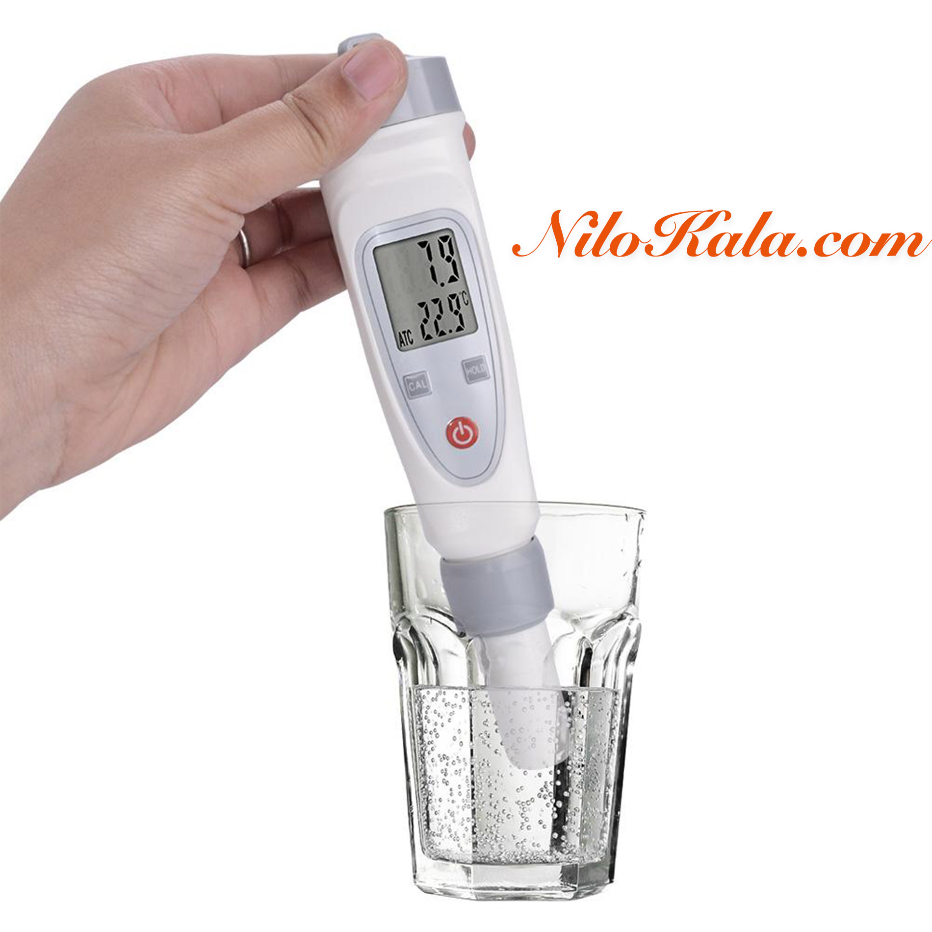 پی هاش متر قلمی در حال تست