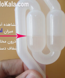 مشاهده آسان میزان آب در هوابند پلاستیکی