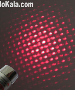 تابش نور توسط سری لیزر قرمز