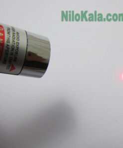 تست تابش نور لیزر پوینتر قرمز