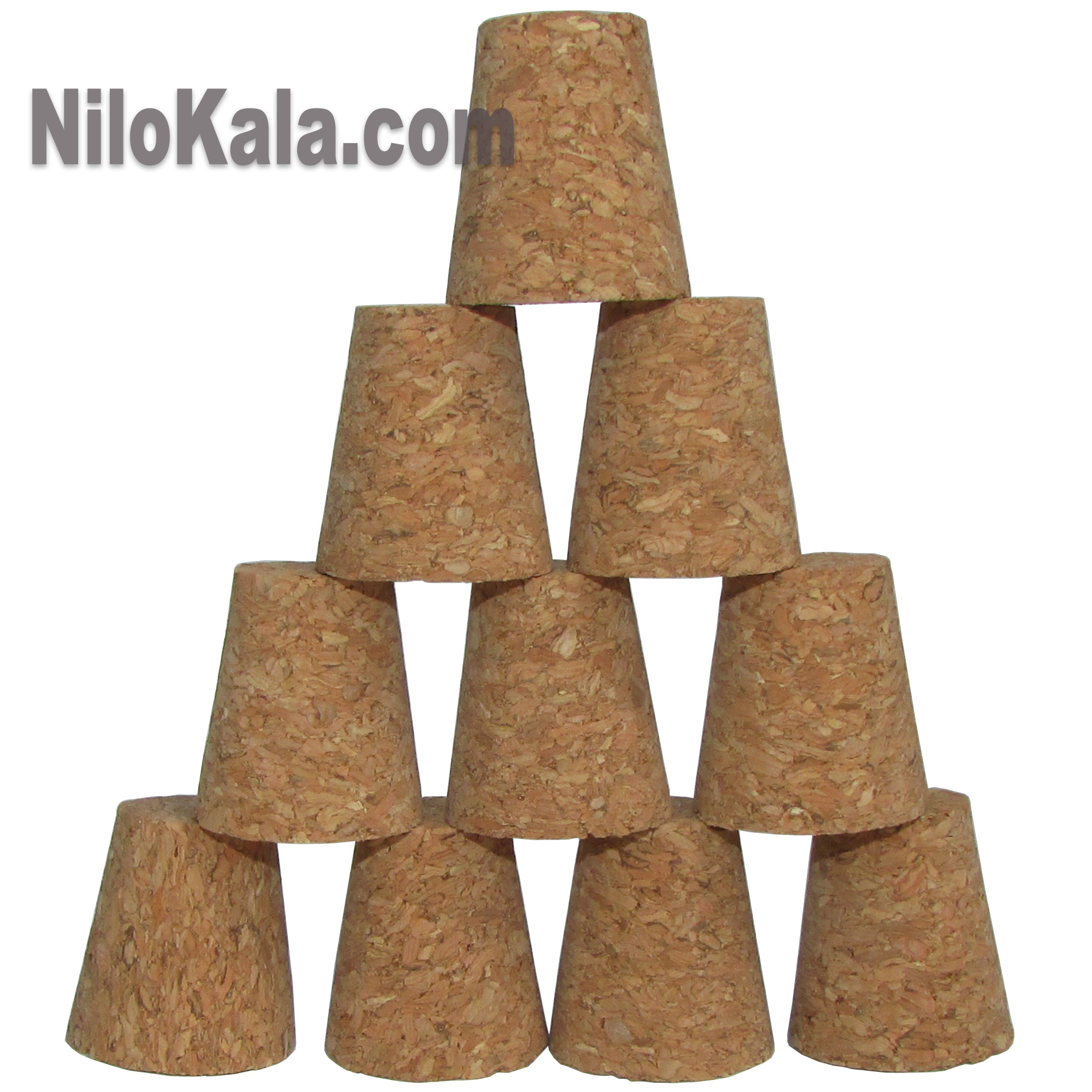 درب بطری چوب پنبه ترکیبی سایز 19*28*30 در بسته 10 عددی خرید چوب پنبه ارزان قیمت